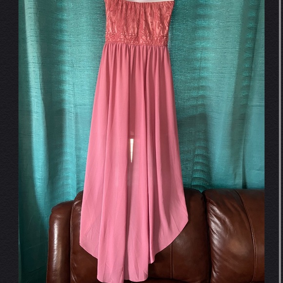 🆕✨ Mauve Pink High Low Dress - Picture 3 of 3